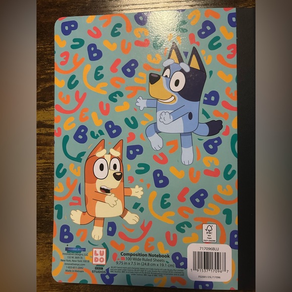 Bluey and Bingo Themed Compositions Notebook - Picture 2 of 4